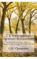 G.K. Chesterton's Literary Biographies