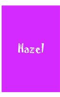 Hazel - Personalized Notebook