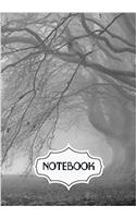 Notebook Dot-Grid, Graph, Lined, Blank: Fog: Pocket Notebook Journal Diary, 120 Pages, 7 X 10 (Blank Notebook Journal)