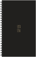 Black Academic 2023-24 8.5 X 11 Softcover Weekly Planner