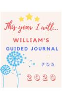This Year I Will William's 2020 Guided Journal