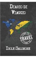Diario di Viaggio Isole Salomone: 6x9 Diario di viaggio I Taccuino con liste di controllo da compilare I Un regalo perfetto per il tuo viaggio in Isole Salomone e per ogni viaggiator