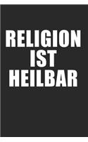Religion ist Heilbar: 120 Pages 6 'x 9' -Dot Graph Paper Journal Manuscript - Planner - Scratchbook - Diary