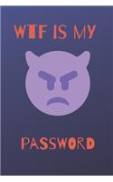 WTF is my password notebook