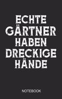Echte Gärtner Haben Dreckige Hände Notebook