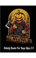 Halloween Activity Books For Boys Ages 2-4