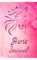 Horse Journal: Animal Lovers Gift. Pretty Lined Notebook & Diary For Writing And Note Taking For Your Special Day.(120 Blank Lined Pages - 6x9 Inches)