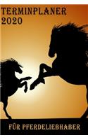Terminplaner 2020 für Pferdeliebhaber: Planer und Organizer für 2020. Terminkalender, Taschenkalender, Wochenplaner, Jahresplaner, Kalender 2019 - 2020 zum Planen und Organisieren.