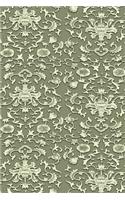 2020 Weekly Planner Dusty Green Asian Damask 134 Pages