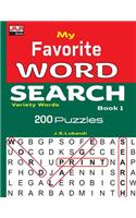 My Favorite WORD SEARCH Book 1