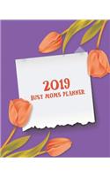 2019 Busy Moms Planner: Weekly Home Activity Planning Notebook with Family Organizer and Contact List