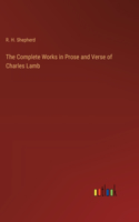 Complete Works in Prose and Verse of Charles Lamb
