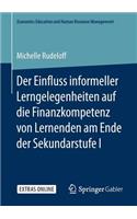 Einfluss Informeller Lerngelegenheiten Auf Die Finanzkompetenz Von Lernenden Am Ende Der Sekundarstufe I