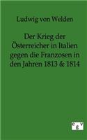 Der Krieg der Österreicher in Italien gegen die Franzosen in den Jahren 1813 & 1814