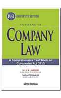 Company Law : A Comprehensive Text Book on Companies Act 2013