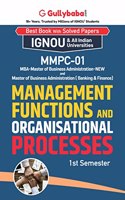 Gullybaba IGNOU MBF (New) 1st Sem MMPC-01 Management Functions and Organisational Processes in English