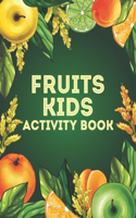 Fruits Kids Activity Coloring Book