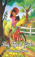 Big Eyed Girls Coloring Book