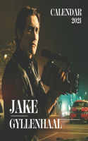 Jake Gyllenhaal: 2021 Wall Calendar - 8.5"x8.5", 12 Months