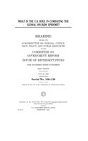 What is the U.S. role in combating the global HIV/AIDS epidemic?