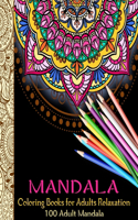 Mandala Coloring Books for Adults Relaxation