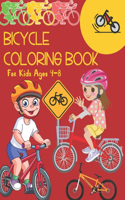 Bicycle Coloring Book For Kids Ages 4-8: Brain Activities and Coloring book for Brain Health with Fun and Relaxing