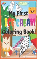 My First Ice Cream Coloring Book