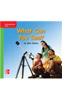 Reading Wonders Leveled Reader What Can You See?: Beyond Unit 2 Week 1 Grade K