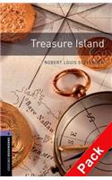 Oxford Bookworms Library: Level 4:: Treasure Island audio CD pack