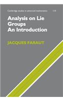Analysis on Lie Groups: An Introduction