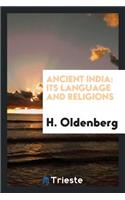 Ancient India: Its Language and Religions