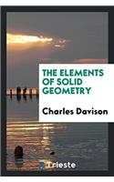 The Elements of Solid Geometry