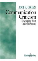 Communication Criticism