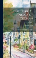 Historical Annals of Dedham