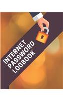 Internet Password Logbook: Keep track of: usernames, passwords, web addresses in one location. Very easy to use Personal Internet Address & Password Log Book.
