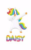 Daisy: Daisy 6x9 Journal Notebook Dabbing Unicorn Rainbow