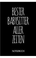 Bester Babysitter Aller Zeiten Notizbuch