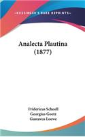 Analecta Plautina (1877)