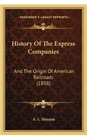 History Of The Express Companies