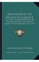 Masterpieces Of Negro Eloquence