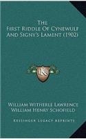 The First Riddle Of Cynewulf And Signy's Lament (1902)