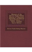 Memoirs of the Bernice Pauahi Bishop Museum of Polynesian Ethnology and Natural History Volume V. 3 (1911) - Primary Source Edition