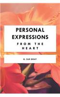 Personal Expressions from the Heart