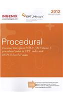 Procedural Cross Coder 2012: Essential Links from ICD-9-CM Volume 3 Procedure Codes to CPT and HCPCS Level II Codes(English)