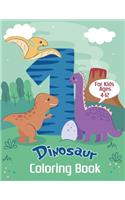 Dinosaur Coloring Book for Kids Ages 4-12