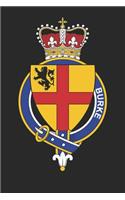 Burke: Burke Coat of Arms and Family Crest Notebook Journal (6 x 9 - 100 pages)