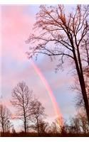 Goldenhour Rainbow Journal: 120 page, 6 x 9, original rainbow photo cover, ruled, no content, paperback journal for notes, ideas, blogs, stories, testimonies, gratitude lists, 