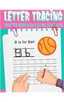 Letter Tracing Practice Work Book For Pre Schoolers