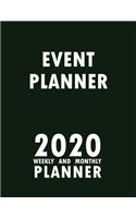Event Planner 2020 Weekly and Monthly Planner