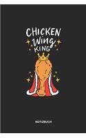 Notizbuch Chicken Wing King Linien